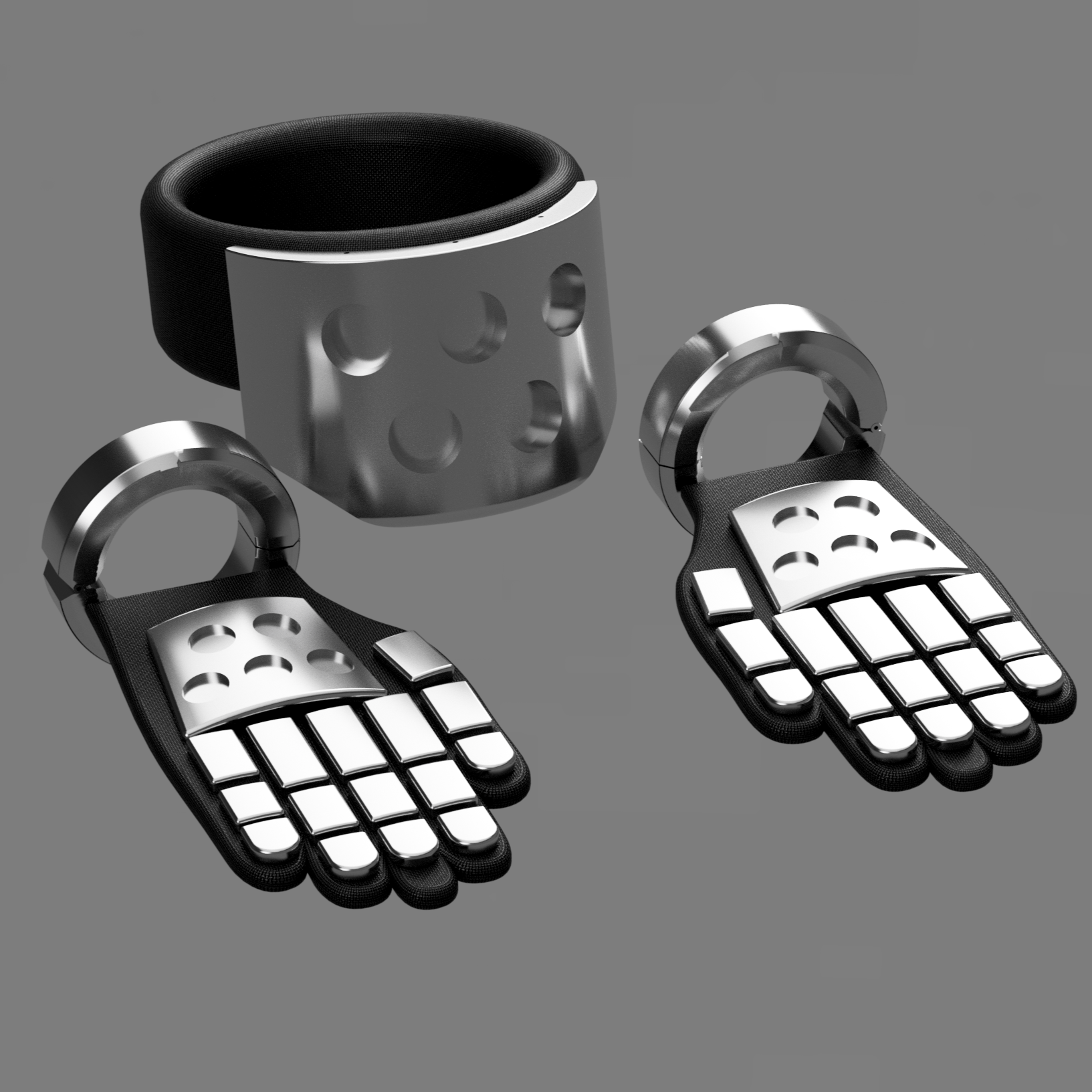 Fire Force - Glove and Neck Guard Set (STL File)