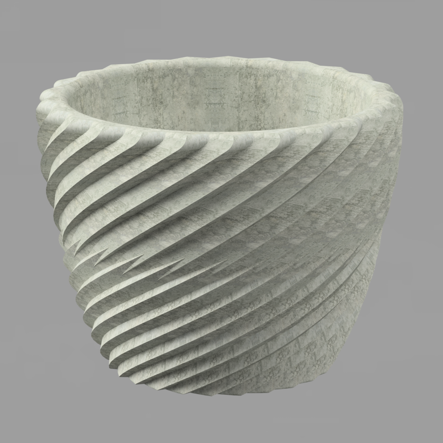 Free - Spiral Planter (STL File)
