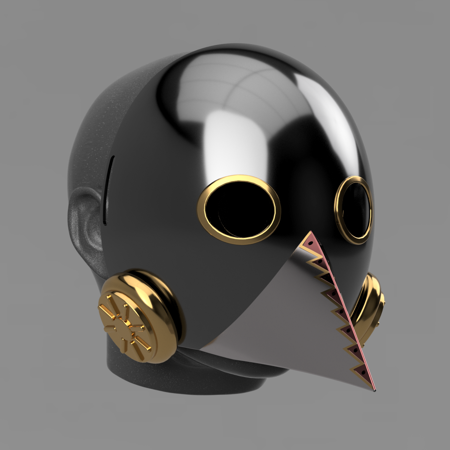 Chainsaw Man - Violence Devil Mask (STL File)