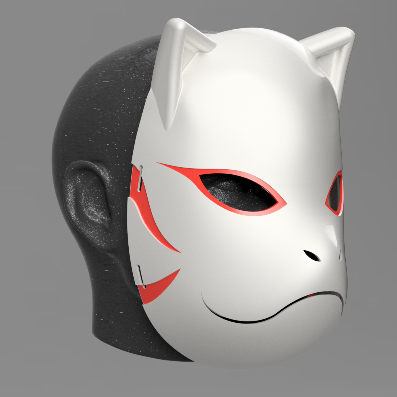 Naruto - Anbu Black Ops Mask (STL File)